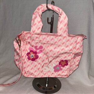 ESTEE LAUDER Recycled Pink Floral Women's Tote Bag